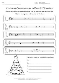 melodic dictation