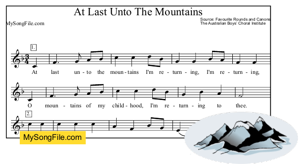 At Last Unto The Mountains
