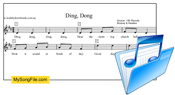 Ding Dong, Hear the Morning Church Bell Play