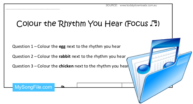 Easter (Colour the Rhythm You Hear Focus Tim-ka)